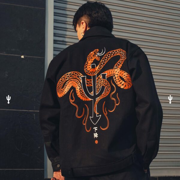 DENIM JACKET / FIRE REBORN