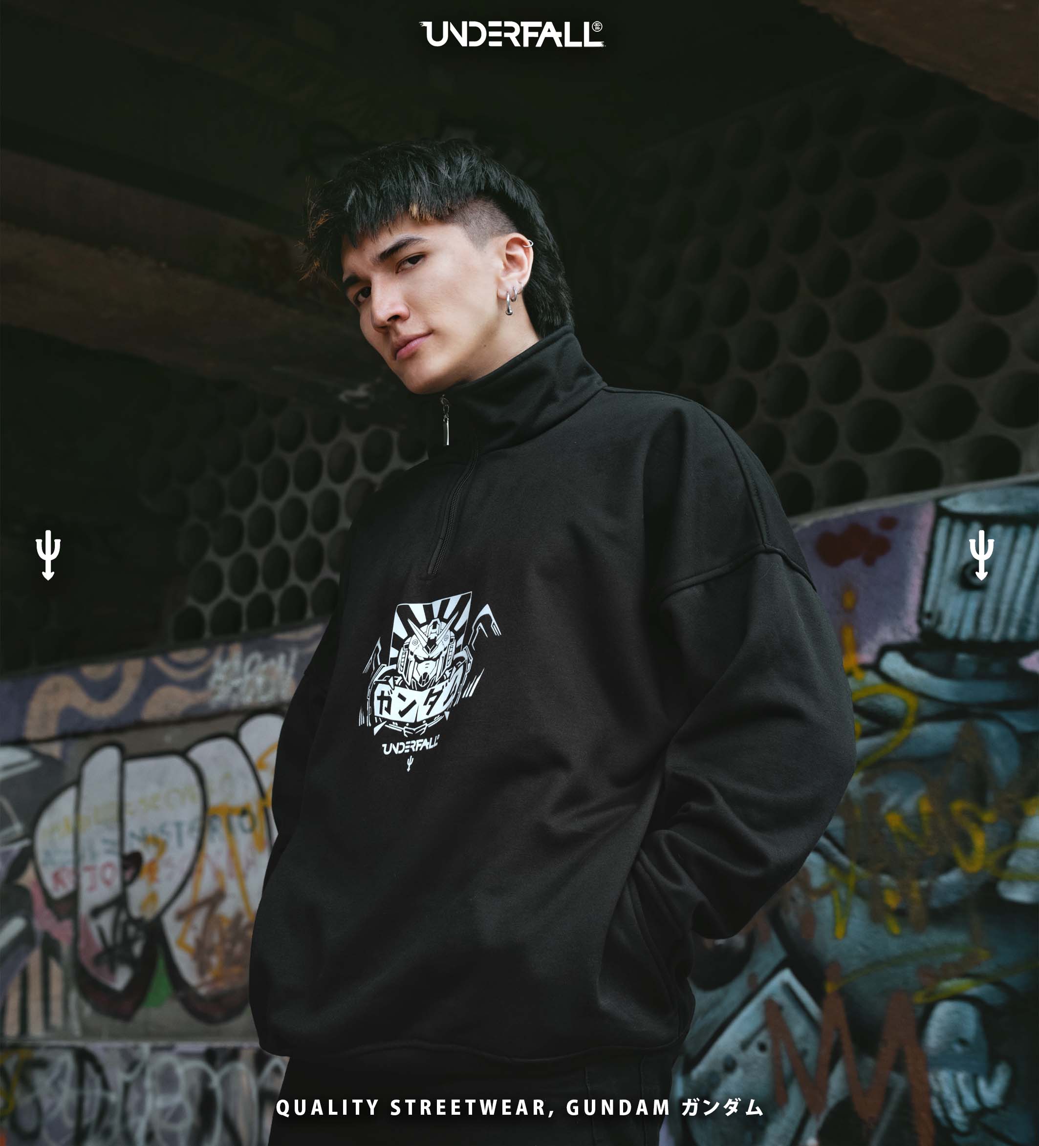 Turtle neck Zip / Gundam