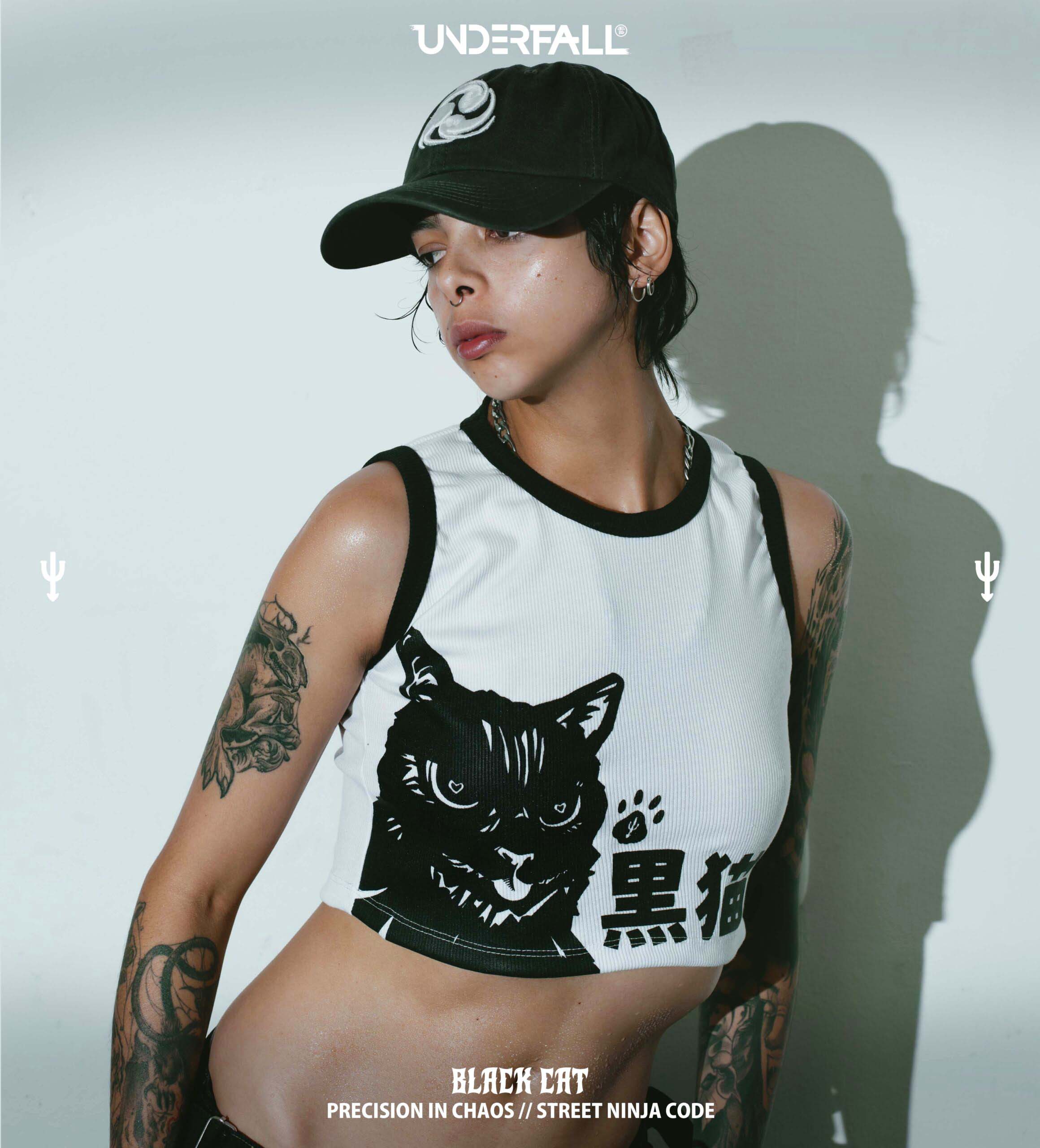 Croptop / Blk Cat