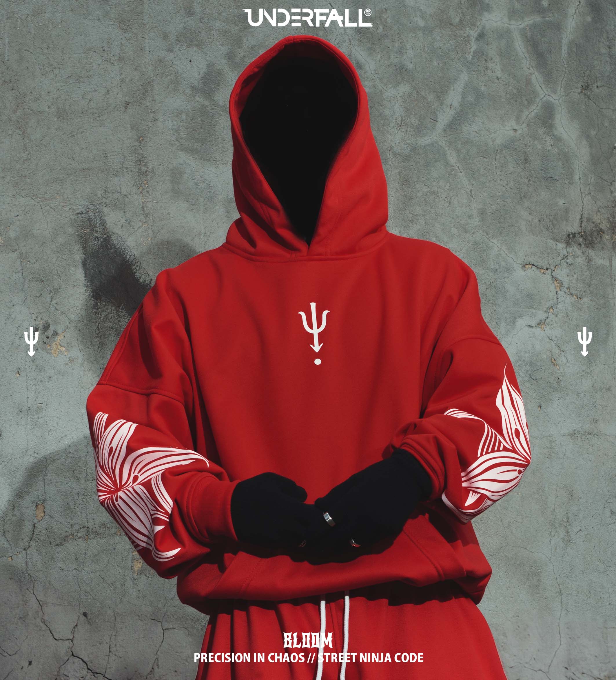 Hoodie / RED BLOOM